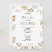 Romantisch Cream White Hearts Vrijgezellenfeest Kaart (Voorkant)