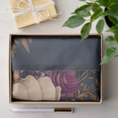 Romantisch Dark Moody Bloemen Boeket Tissuepapier (Geschenk)