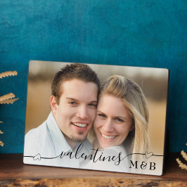 Romantisch Decoratief Lettertype Valentijnse Monog Fotoplaat