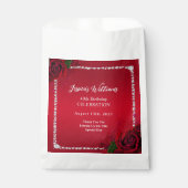 Romantisch Decoratief Rozen Verjaardagsfeest Bedankzakje (Voorkant)