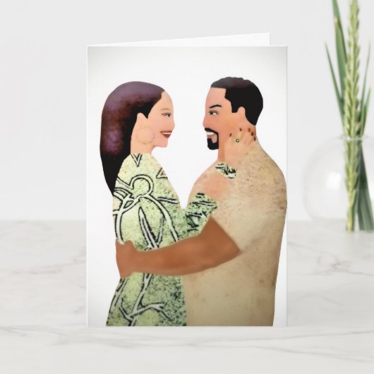 Romantisch / Denken aan je Notecard (leeg van binn Kaart (Voorkant)