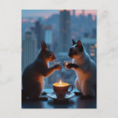 Romantisch Diner  Briefkaart (Voorkant)