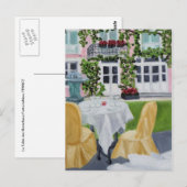 Romantisch diner in Frankrijk Briefkaart (Voorkant / Achterkant)