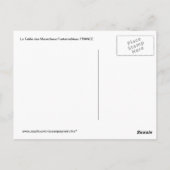 Romantisch diner in Frankrijk Briefkaart (Achterkant)