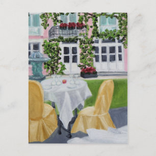 Romantisch diner in Frankrijk Briefkaart