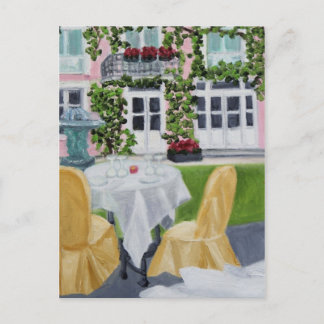 Romantisch diner in Frankrijk Briefkaart