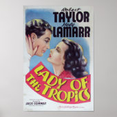 Romantisch drama: Hedy Lamarr's Lady of the Tropic Poster (Voorkant)