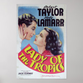 Romantisch drama: Hedy Lamarr's Lady of the Tropic Poster