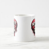 Romantisch Dripping Heart Design Koffiemok (Center)