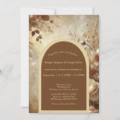 Romantisch Dromerig Bloemen Huwelijk Kaart (Voorkant)