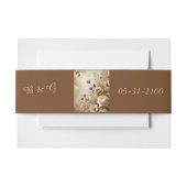 Romantisch Dromerig Bloemen Huwelijk Uitnodigingen Wikkel (Voorkant Voorbeeld)