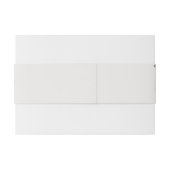 Romantisch Dusty Blue Welkom Bloemen Huwelijk Uitnodigingen Wikkel (Achterkant Voorbeeld)