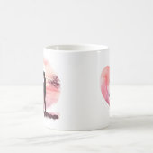 Romantisch echtpaar in Sunset Coffee Mok (Center)