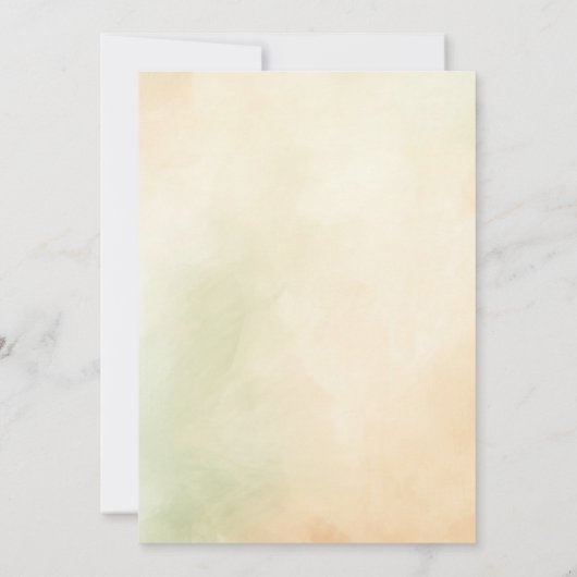 Romantisch Elegant Bloemen Terracotta Verjaardagsf Kaart (Achterkant)