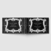 Romantisch,Elegant Frans Omlijst Gastenboek (Volledig)