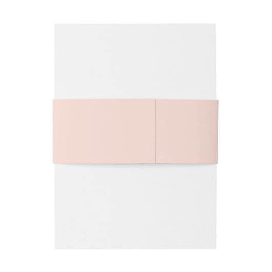 Romantisch Elegant Koraal Uitnodigingen Wikkel (Achterkant Voorbeeld)