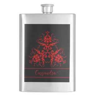 Romantisch, Elegant  Rood Damast Flacon