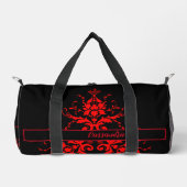 Romantisch, Elegant  Rood Damast Plunjezak (Voorkant)