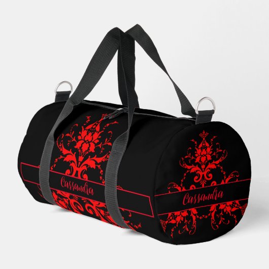 Romantisch, Elegant  Rood Damast Plunjezak (Linkerhoek)