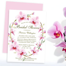 Romantisch Elegant Roze Orchideeën Vrijgezellenfee