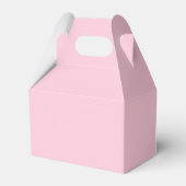 Romantisch Elegant Roze Rozen gunstbox Bedankdoosjes (Achterkant)