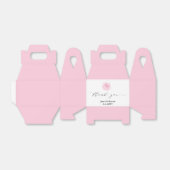 Romantisch Elegant Roze Rozen gunstbox Bedankdoosjes (Uitgevouwen)