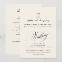 Romantisch Elegant Schrift Calligrafie Bruiloft