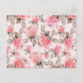 Romantisch, elegant, waterverf rozen briefkaart (Voorkant)