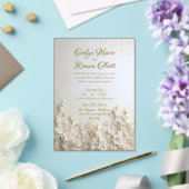 Romantisch Elegante Frosted Acryl Uitnodiging (Insitu (Huwelijk))