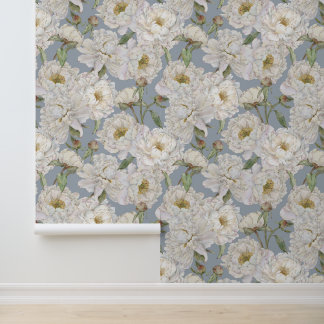 Romantisch & Elegantie Waterverf Bloemen Behang