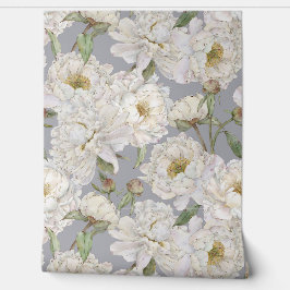 Romantisch & Elegantie Waterverf Bloemen Behang