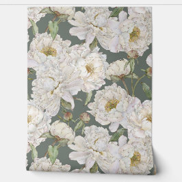 Romantisch & Elegantie Waterverf Bloemen Behang