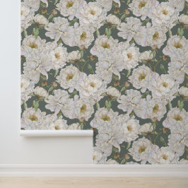 Romantisch & Elegantie Waterverf Bloemen Behang