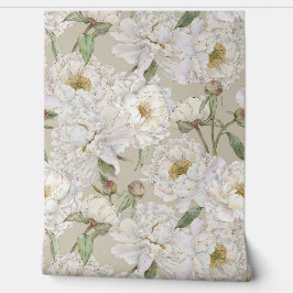Romantisch & Elegantie Waterverf Bloemen Behang