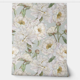 Romantisch & Elegantie Waterverf Bloemen Behang