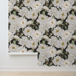 Romantisch & Elegantie Waterverf Bloemen Behang