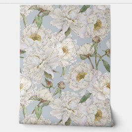 Romantisch & Elegantie Waterverf Bloemen Behang