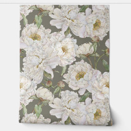 Romantisch & Elegantie Waterverf Bloemen Behang