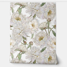 Romantisch & Elegantie Waterverf Bloemen Behang