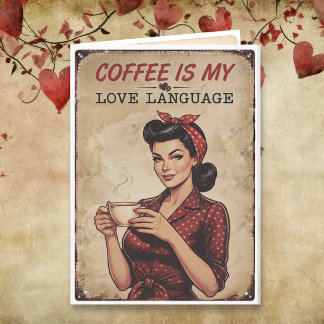 Romantisch en Schattig Ik hou van je | Koffie Humo Kaart
