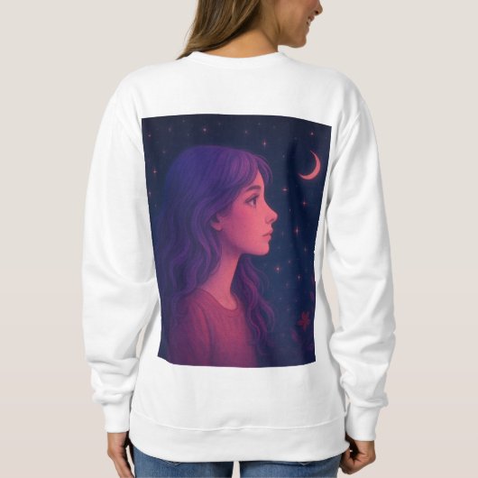 Romantisch en wild trui (Achterkant)