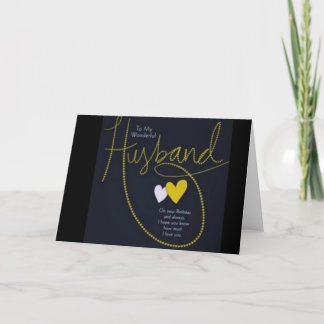"ROMANTISCH" EN "ZEER LIEFDEVOLLE" VERJAARDAG VAN  KAART