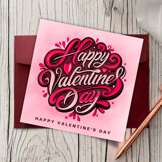 Romantisch Fijne Valentijnsdag Aangepast Kaart