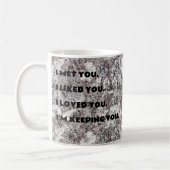 Romantisch Floral Jubileum Mok (Links)