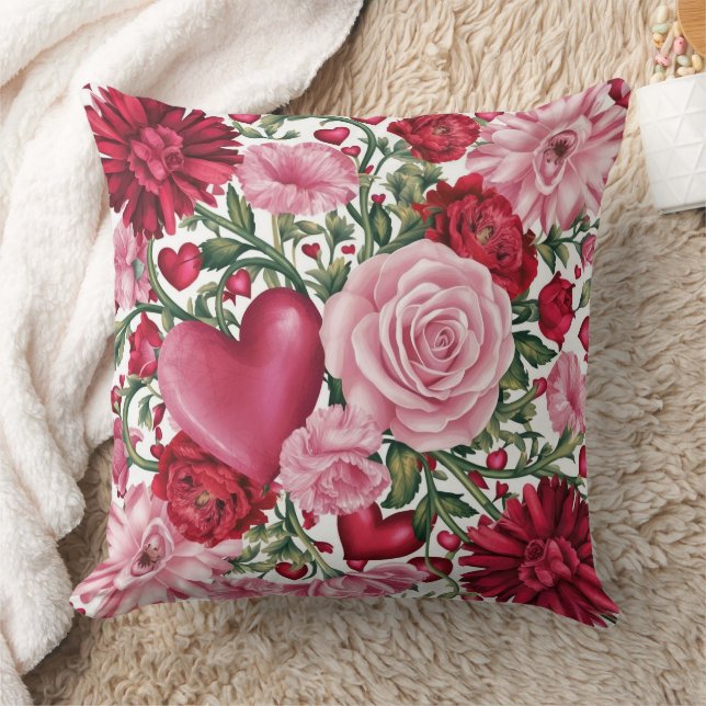 Romantisch Floral Sierkussen Hoesje (Deken)