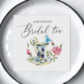 Romantisch Floral Vrijgezellenfeest | Elegant Tea  Servet