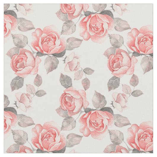 Romantisch floreel patroon 8 stof (Close Up)
