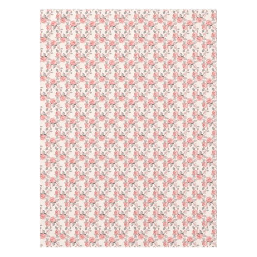 Romantisch floreel patroon 8 tafelkleed (Voorkant)