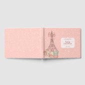 Romantisch Frans Blush Roze Baby shower Gastboek Gastenboek (Volledig)