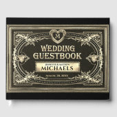 Romantisch  gastboek gastenboek (Voorkant)